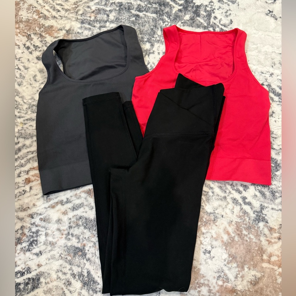DSG crossover leggings and tops bundle